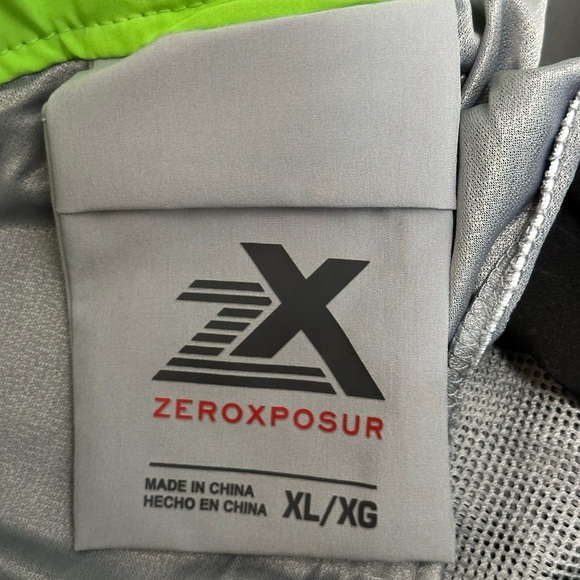 Men's Zeroxposur XL Swim Drawstring Shorts Trunks Hybrid Black Elastic Waist New - Picture 8 of 9